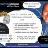 'live' Dental Webinar June 14, 2022 on How to Control Your Overhead
